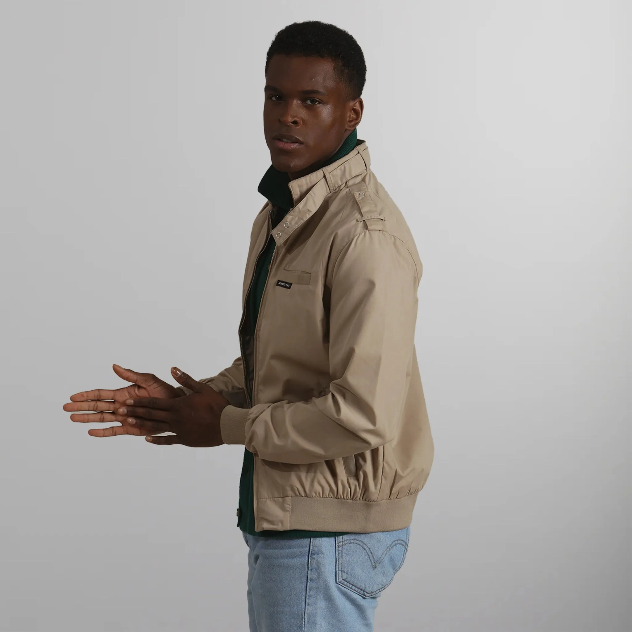 Men's Big & Tall Classic Iconic Racer Jacket