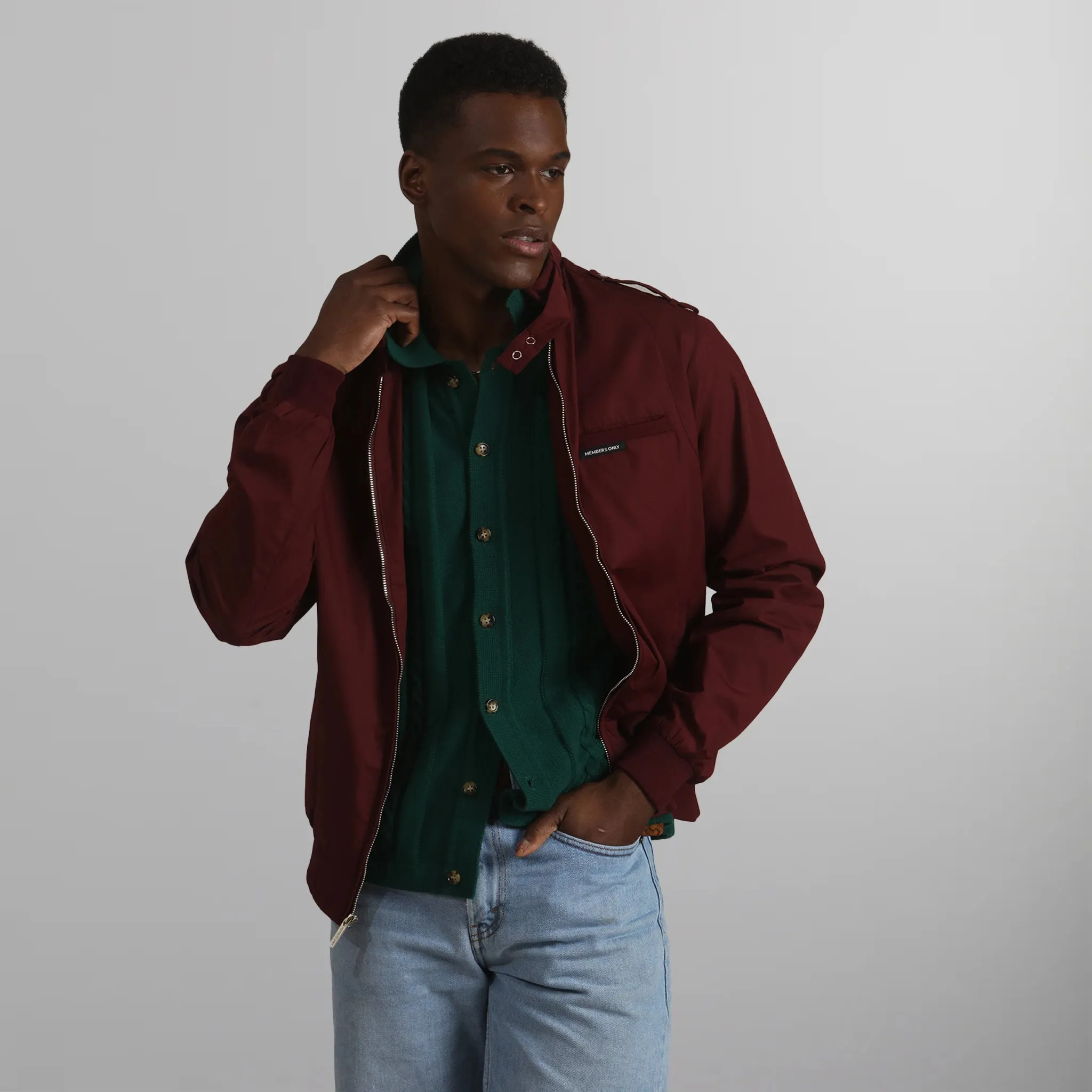 Men's Big & Tall Classic Iconic Racer Jacket