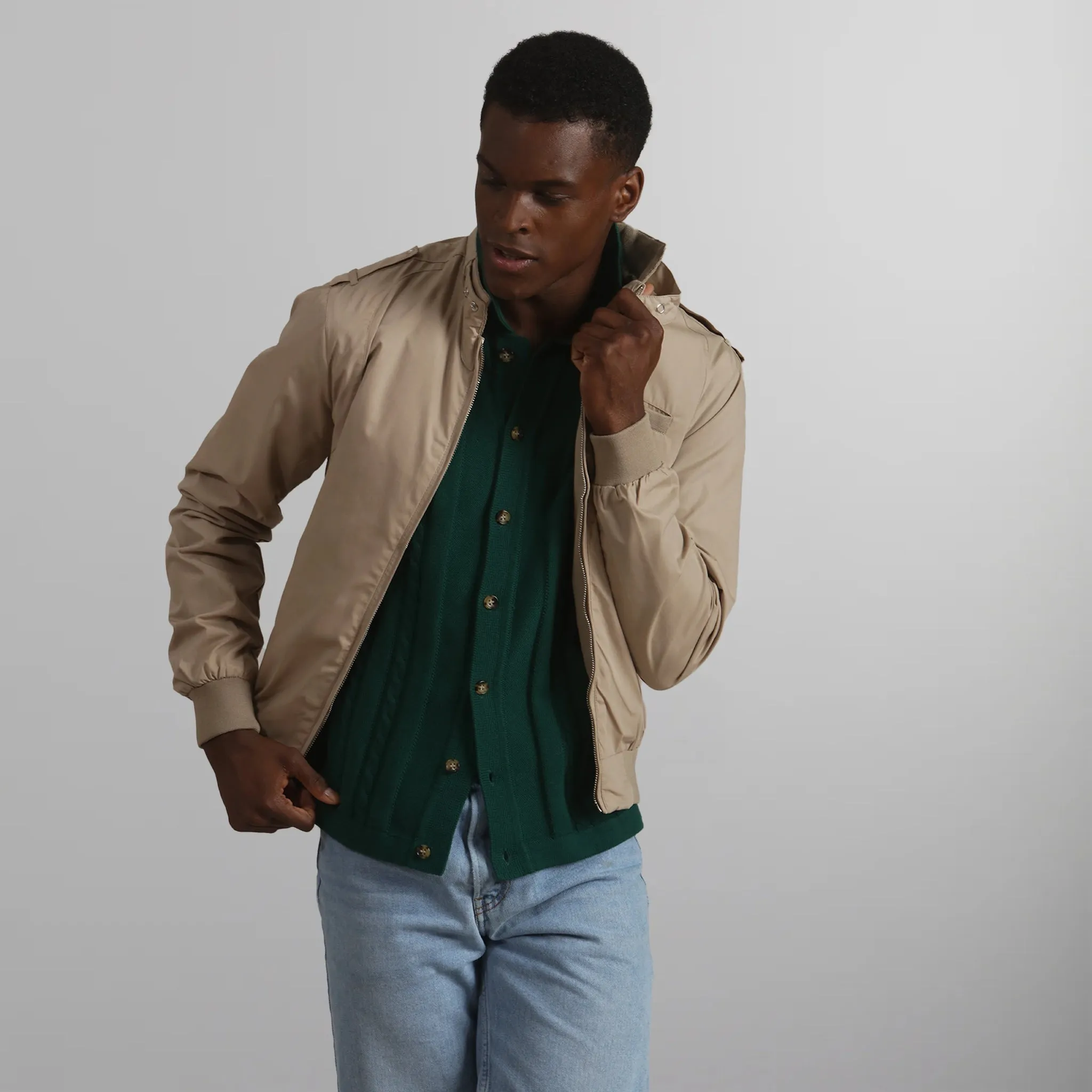 Men's Big & Tall Classic Iconic Racer Jacket