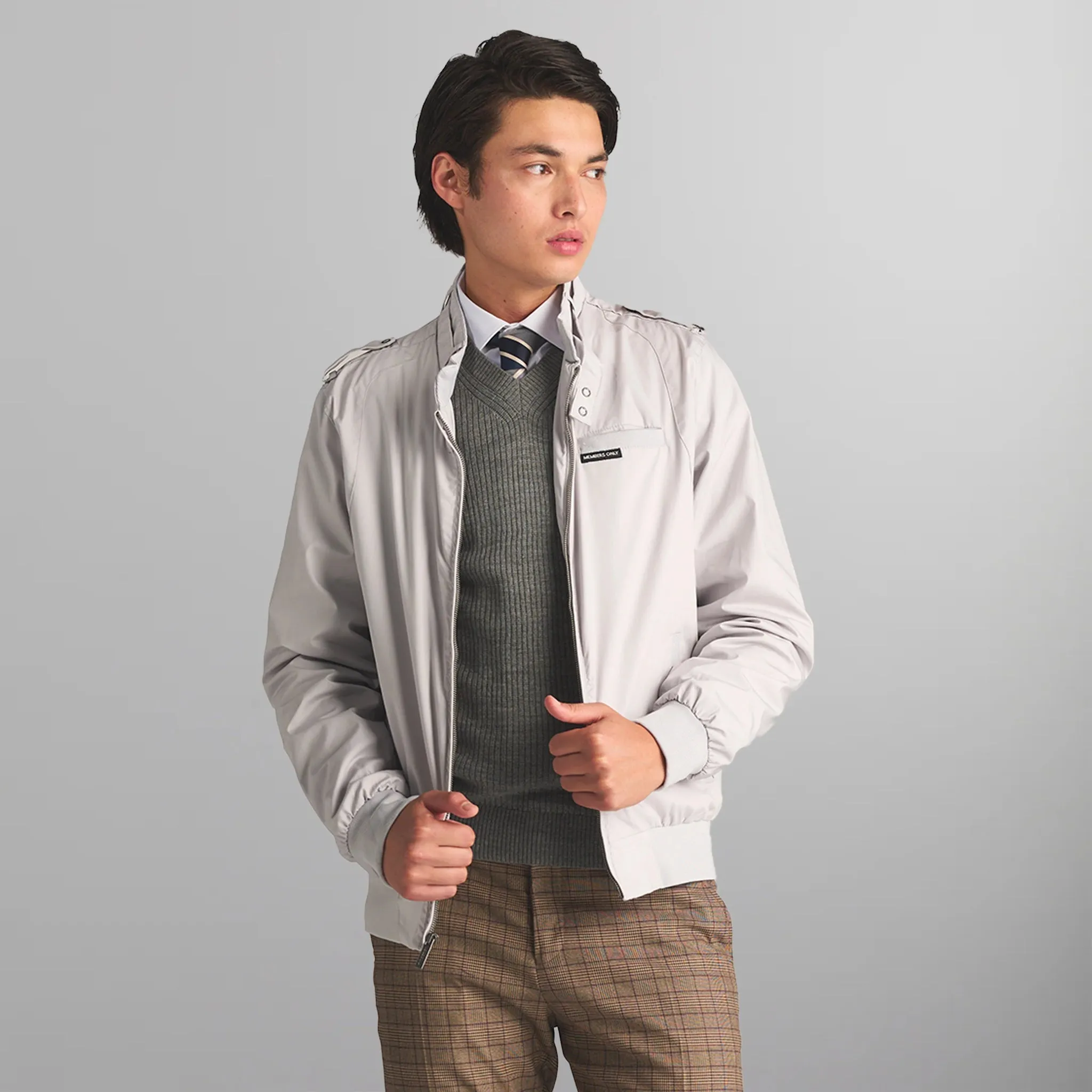 Men's Big & Tall Classic Iconic Racer Jacket