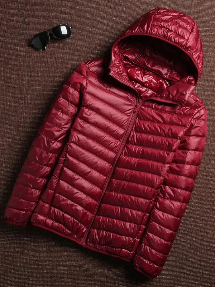 Men's Ultra-Light Hooded Duck Down Jacket