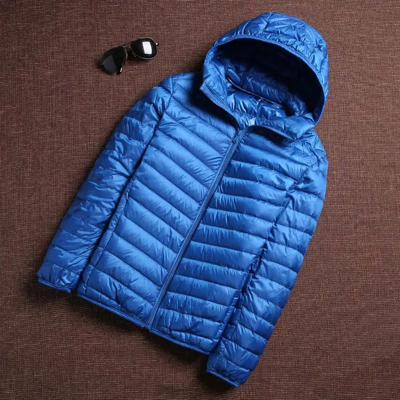 Men's Ultra-Light Hooded Duck Down Jacket