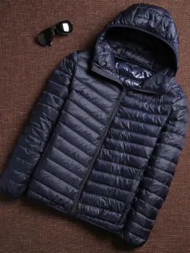 Men's Ultra-Light Hooded Duck Down Jacket