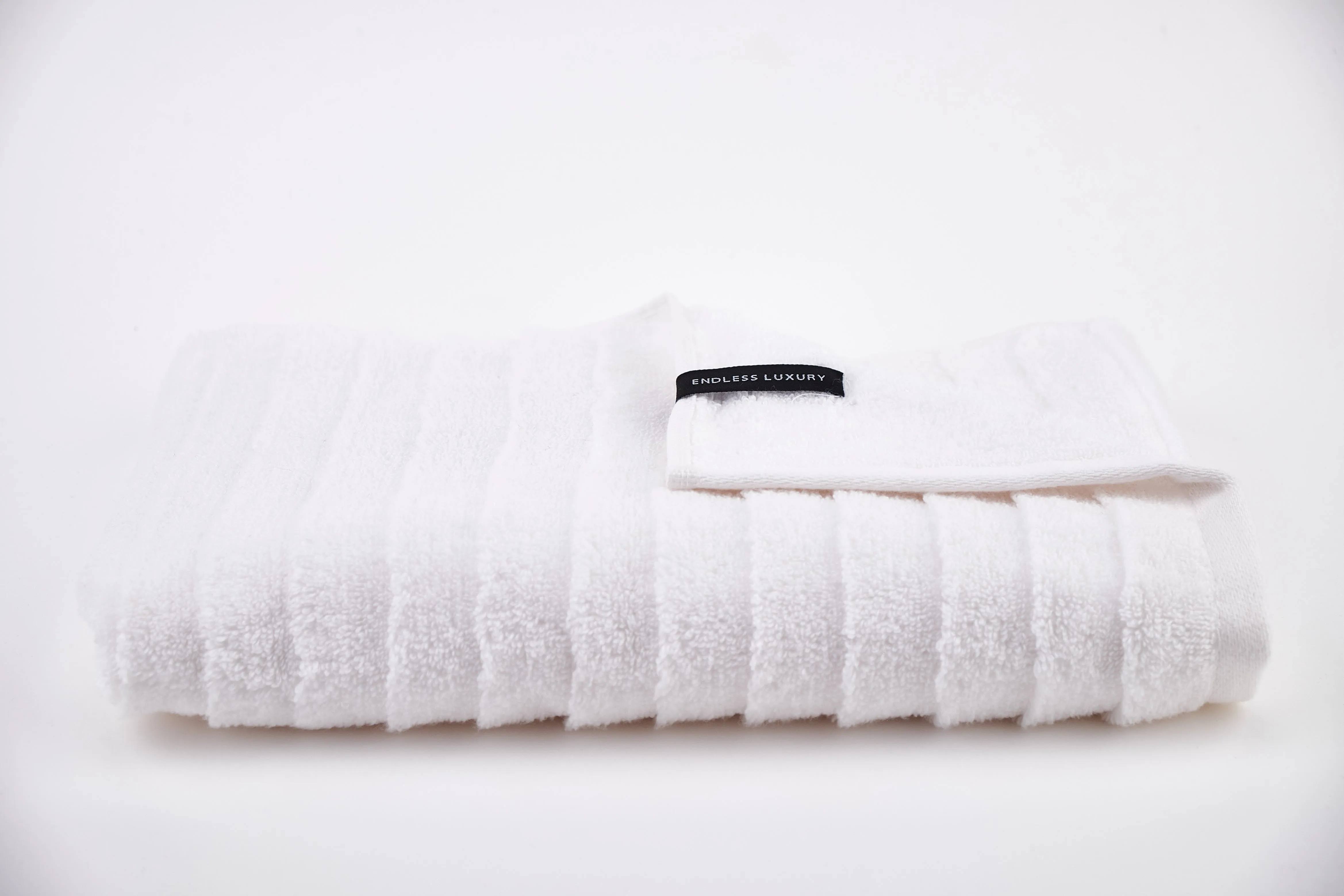 Micro Cotton Set of 2 Waterfall Design White