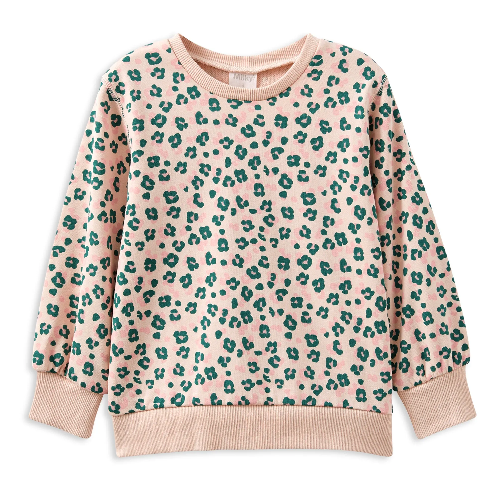 Milky Leopard Fleece Sweat