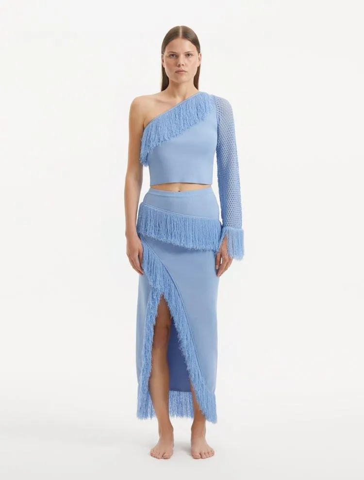 Monroe Baby Blue Top and Alani Skirt