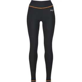 MotoGirl Mid-Layer Ladies Leggings Black / Orange