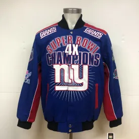 New York Giants 4-Time Superbowl Champions Jacket