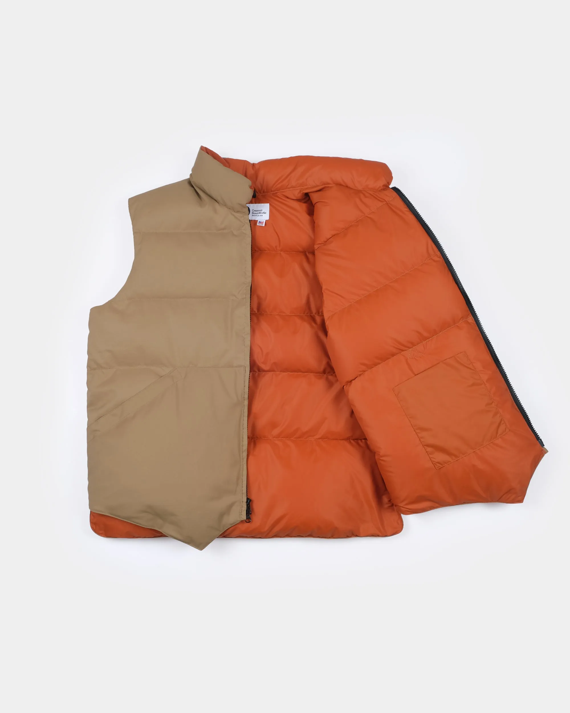 North by Northwest Vest - Tan & Rust