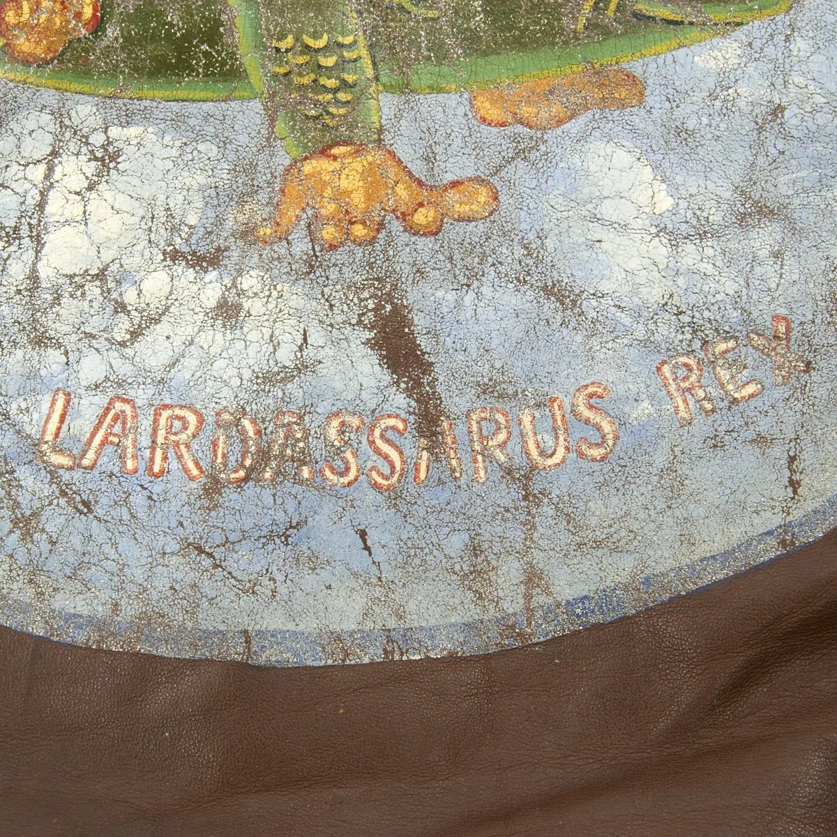 Original U.S. WWII B-24 Liberator 745th Bomb Squadron Lardassaurus Named Bombardier A-2 Flight Jacket