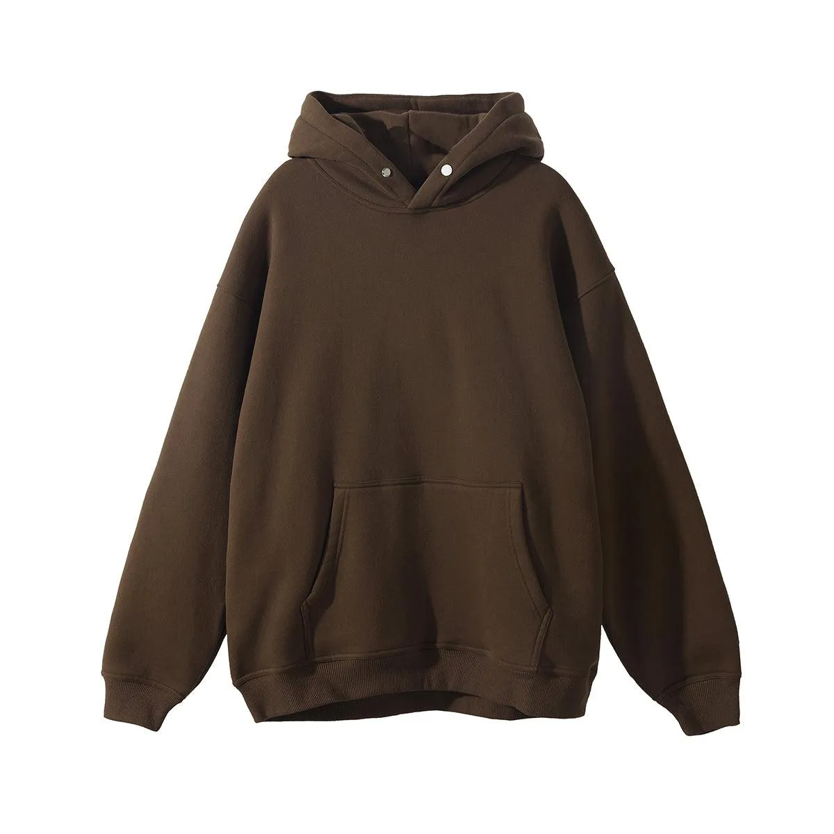 Padded Loose Button Hoodie Couples Jacket Men