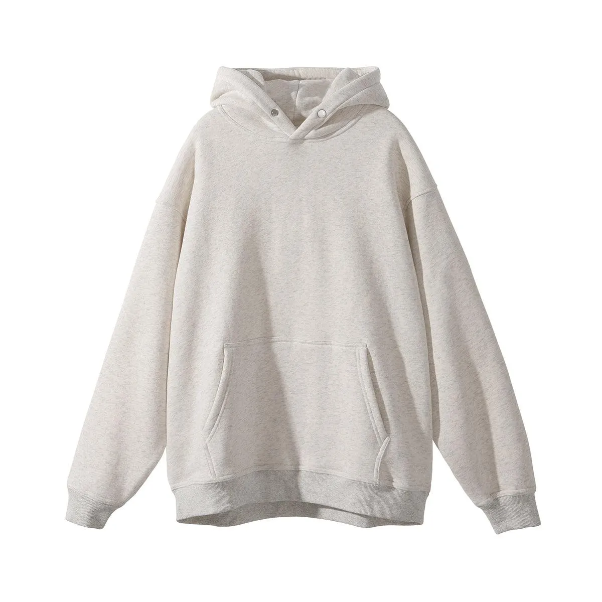 Padded Loose Button Hoodie Couples Jacket Men