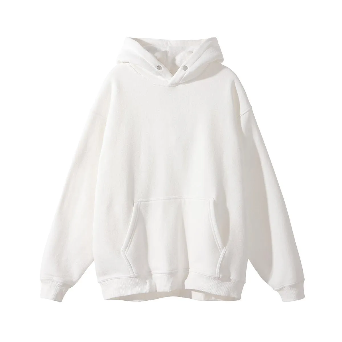 Padded Loose Button Hoodie Couples Jacket Men
