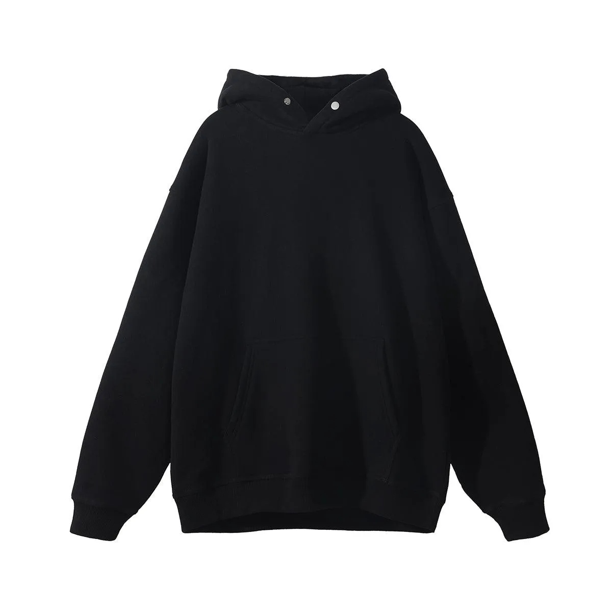 Padded Loose Button Hoodie Couples Jacket Men