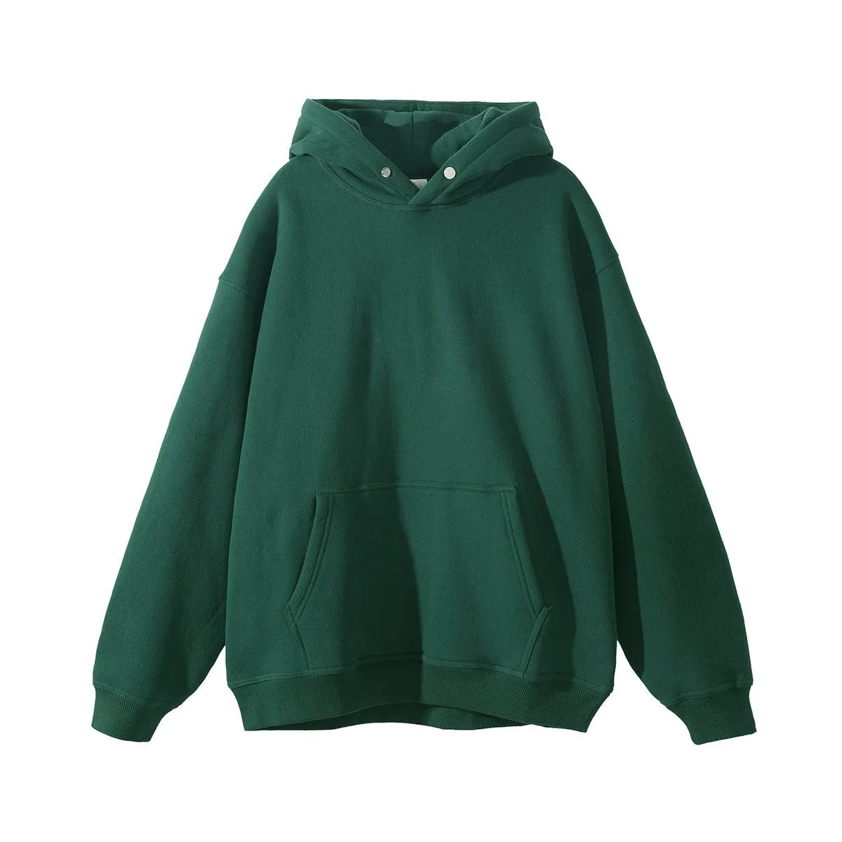 Padded Loose Button Hoodie Couples Jacket Men