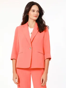 Petite Ava Jacket, Iconic Stretch Crepe
