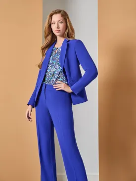 Petite Two-Button Jacket, Iconic Stretch Crepe