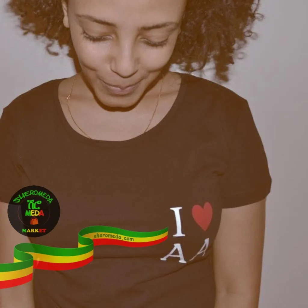 Proudly Ethiopian women shirt