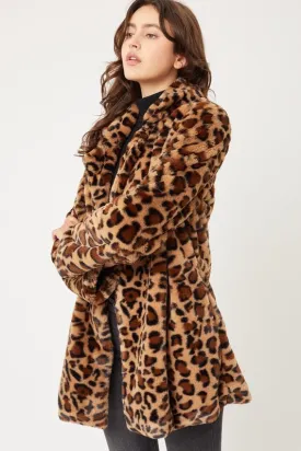 PROWLER Faux Fur Car Coat