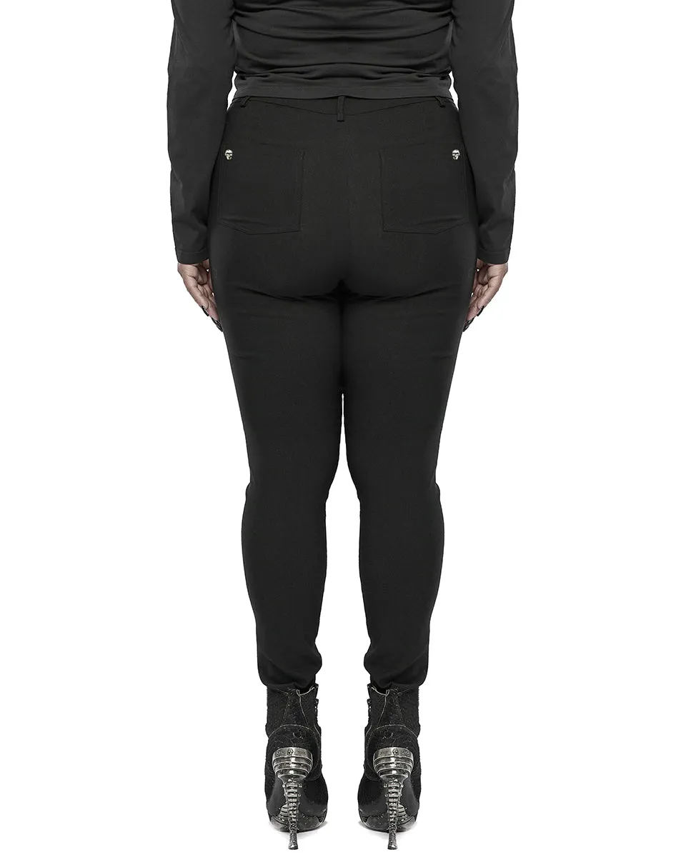 Punk Rave Plus Size Womens Gothic Lacing Leggings