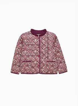 Quilted Strawberry Thief Jacket