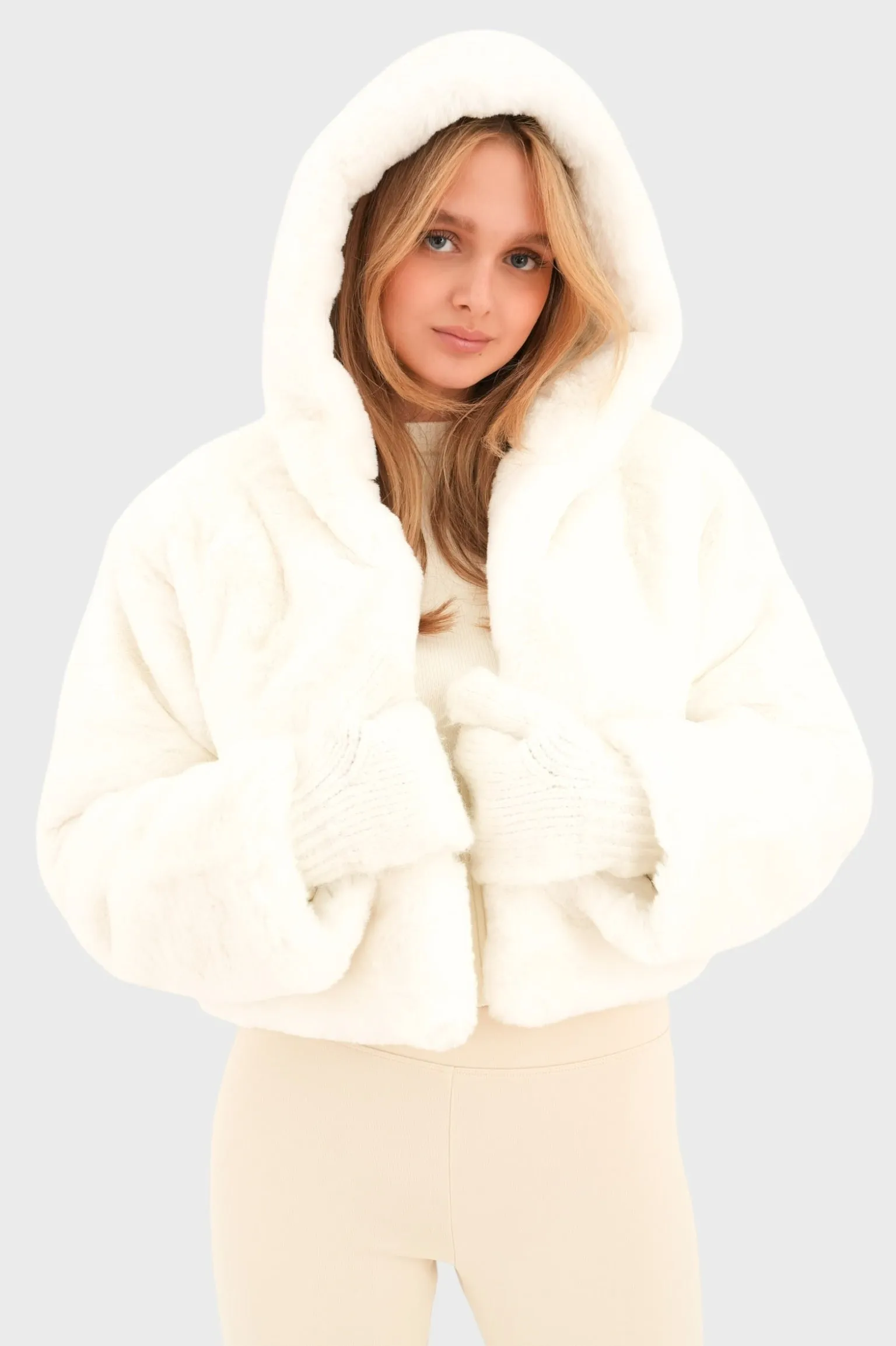 "Snowflake" jacket white
