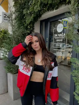 Red Ferarri F1 Vintage Jacket | DWNTWN