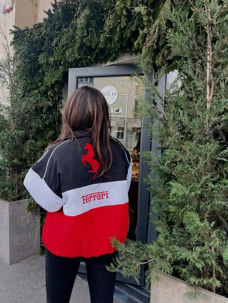 Red Ferarri F1 Vintage Jacket | DWNTWN