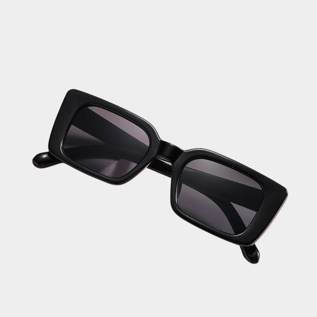 Retro Rectangle Sunglasses  Women UV400 Shades, Multiple Colors, Leopard and Tea Gradient Options