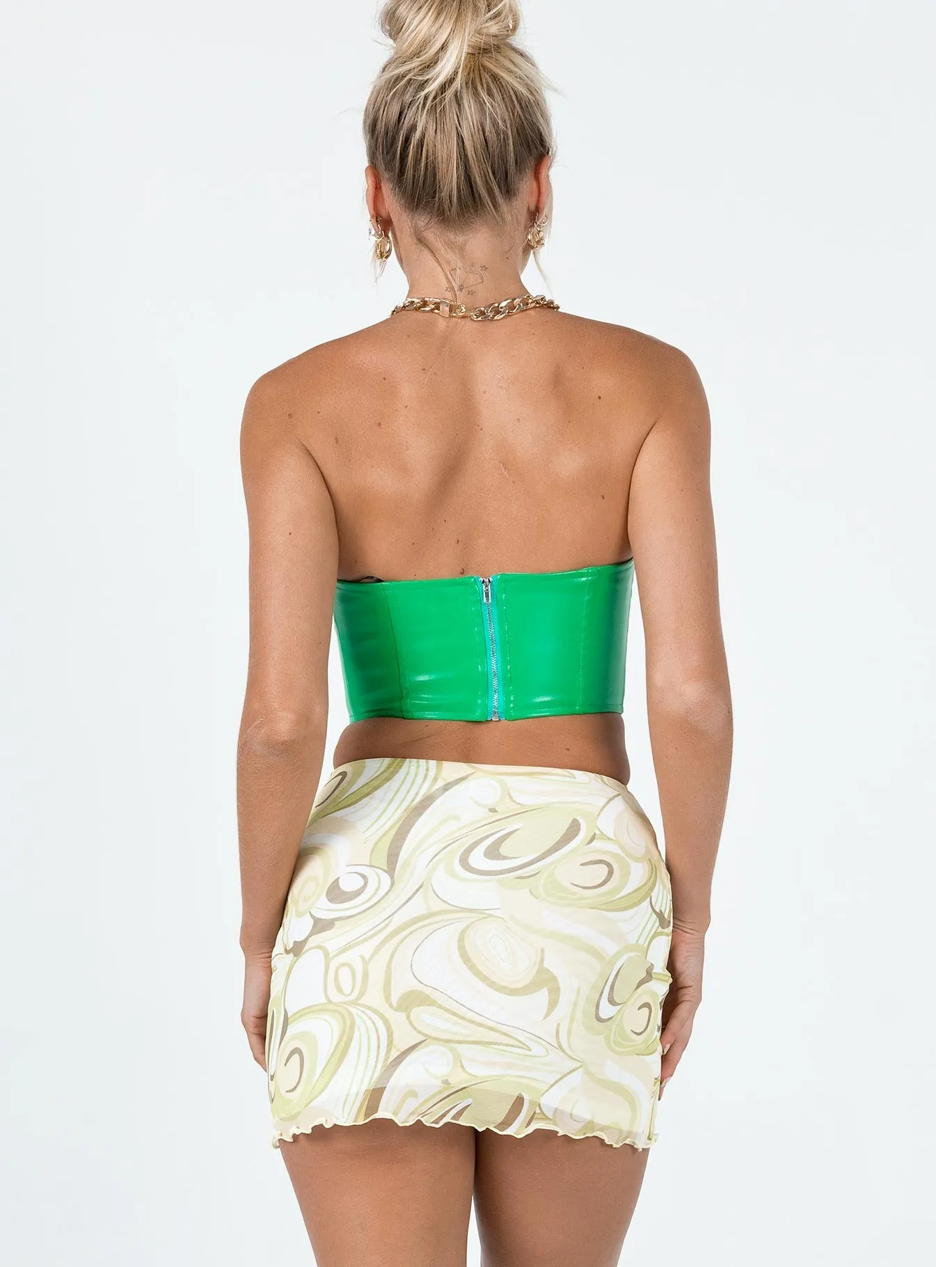 Ringo Mini Skirt Yellow