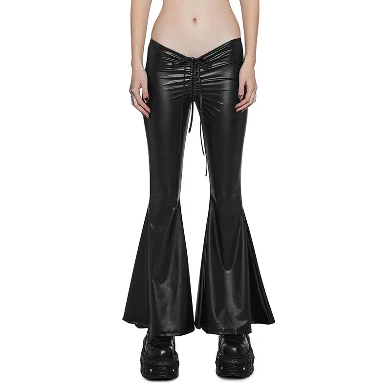 Rockstar Low Waist Drawstring Flare Pants
