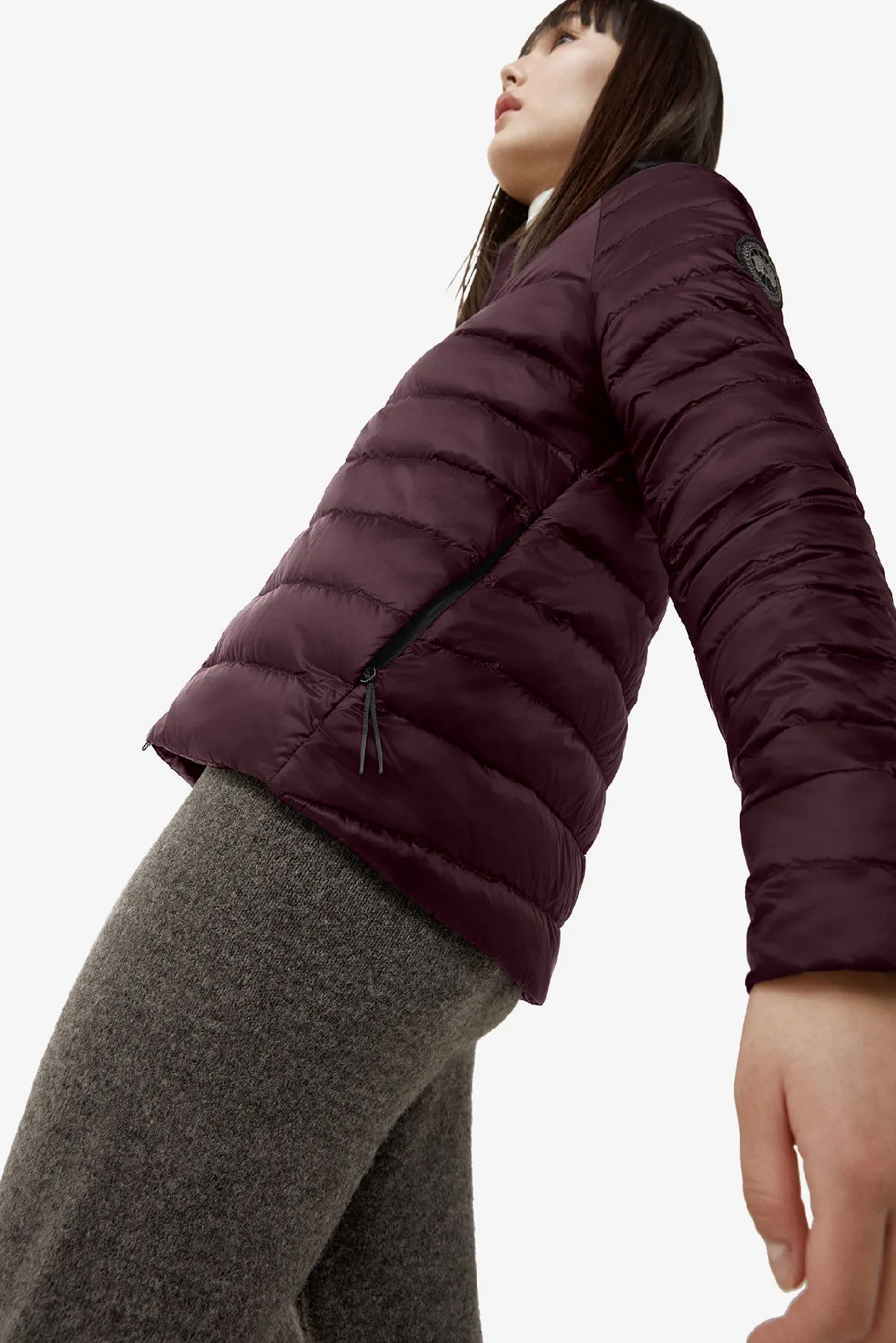 Roxboro Hoody－Black/Bordeaux