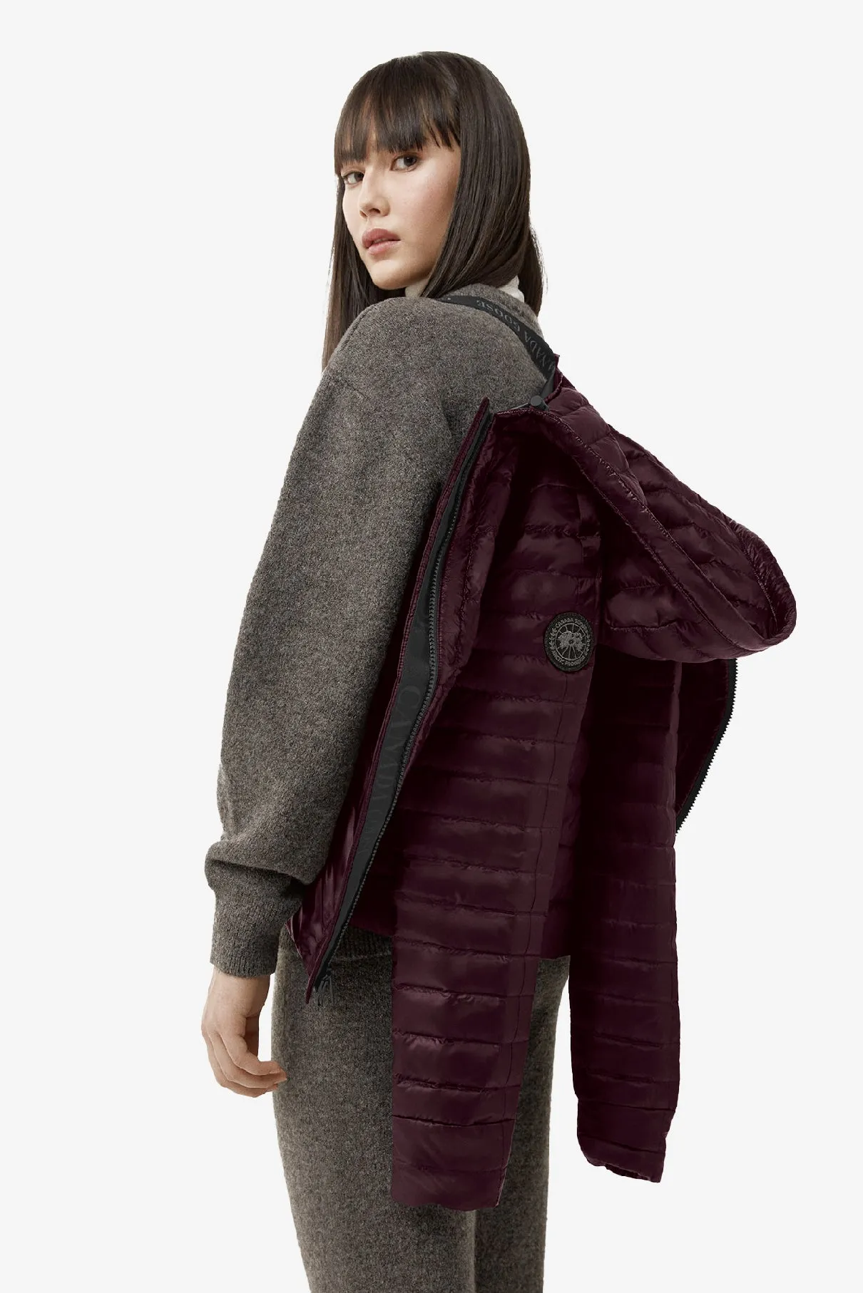 Roxboro Hoody－Black/Bordeaux