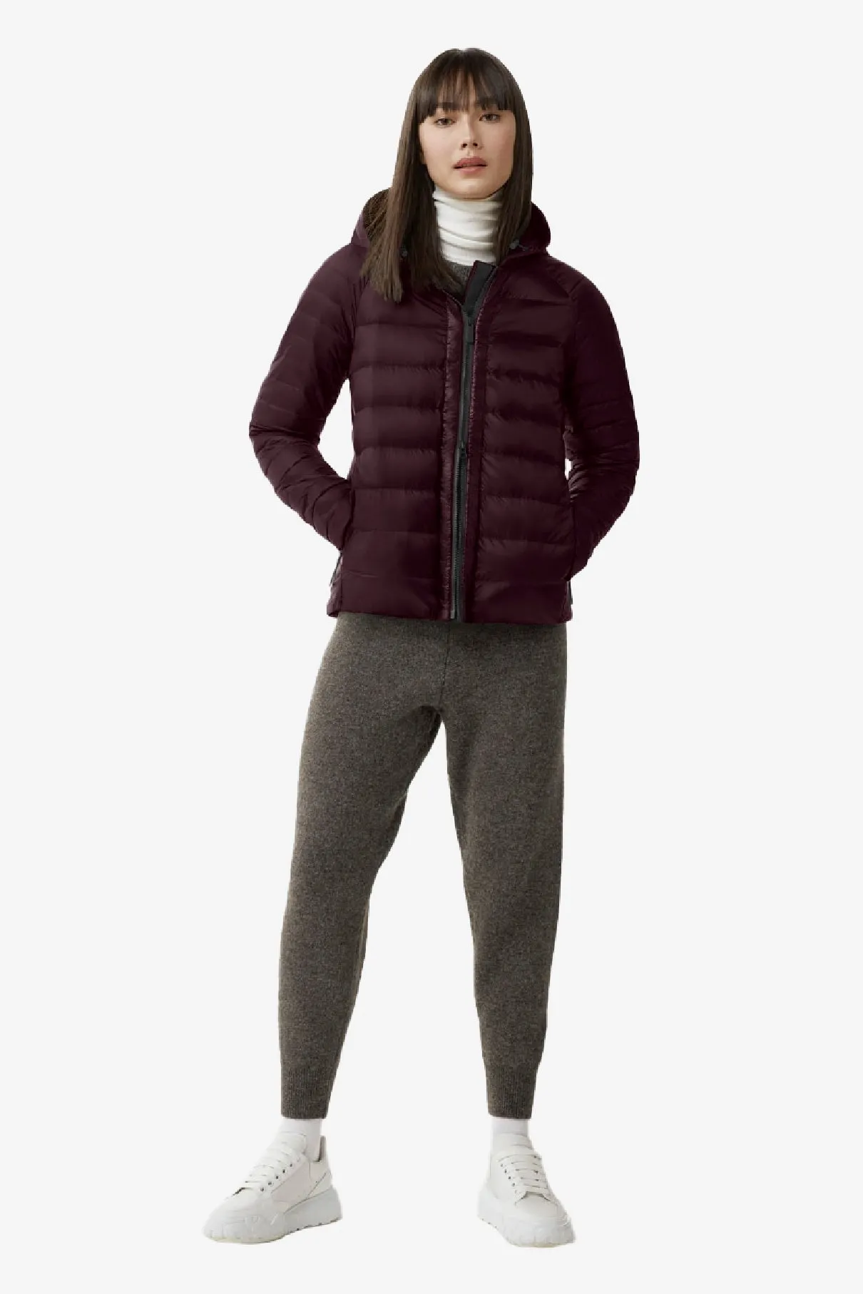 Roxboro Hoody－Black/Bordeaux