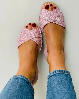 SAMPLE SALE Confetti Peeptoe SIZE 40