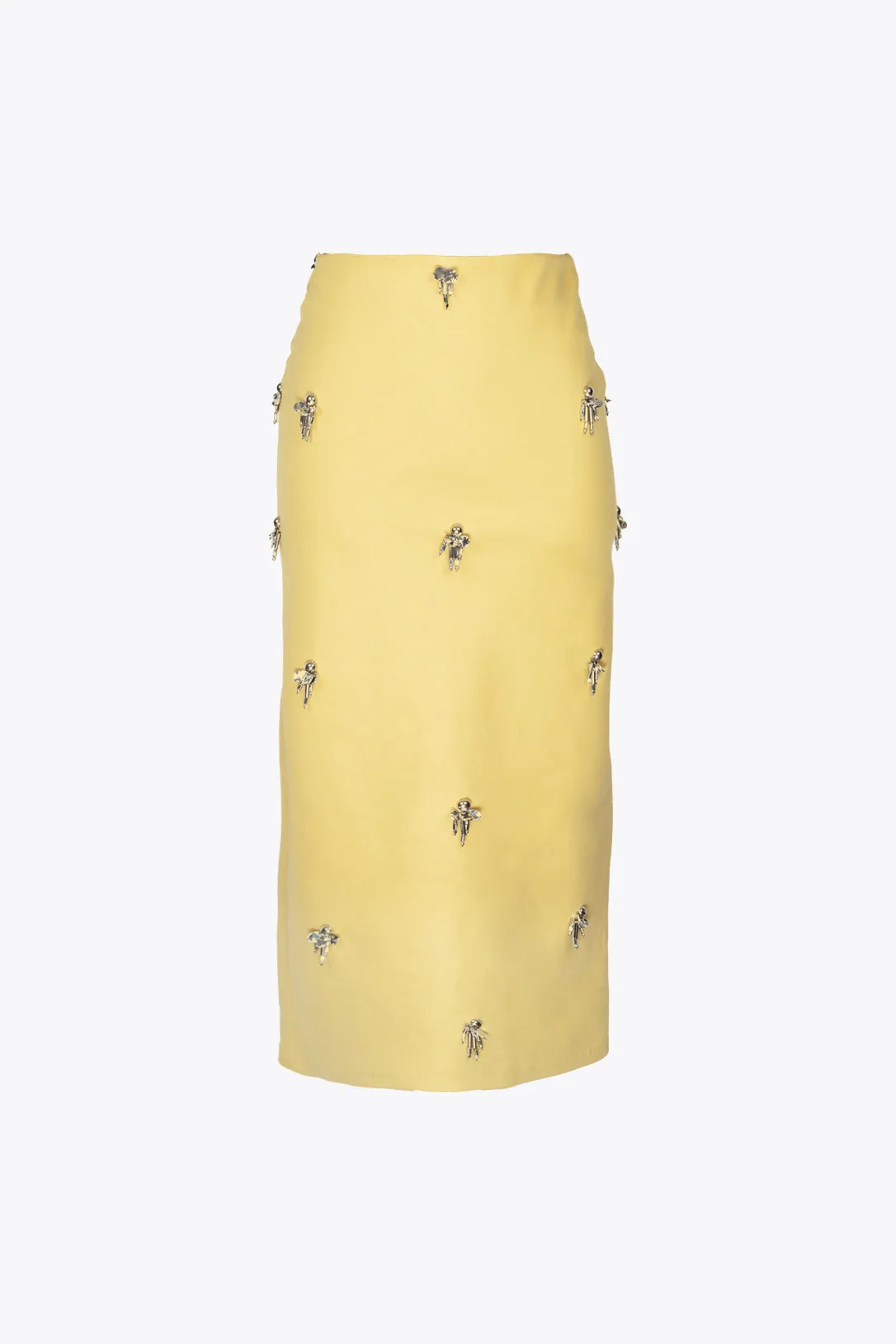 sand dune yellow mercury skirt