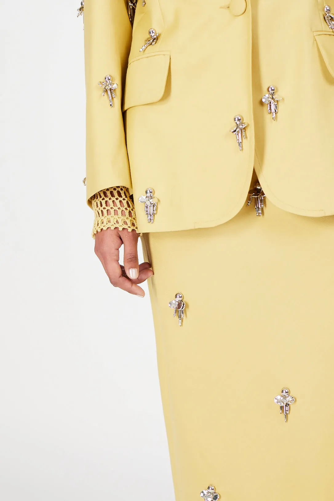sand dune yellow mercury skirt