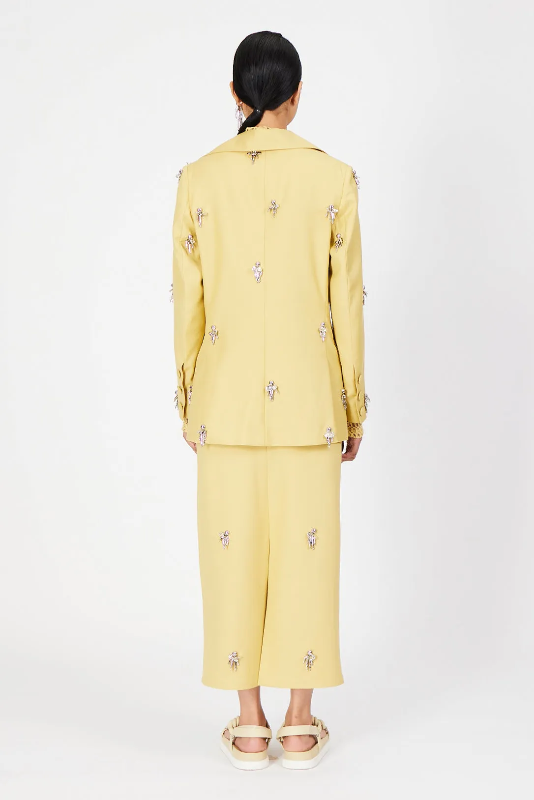 sand dune yellow mercury skirt