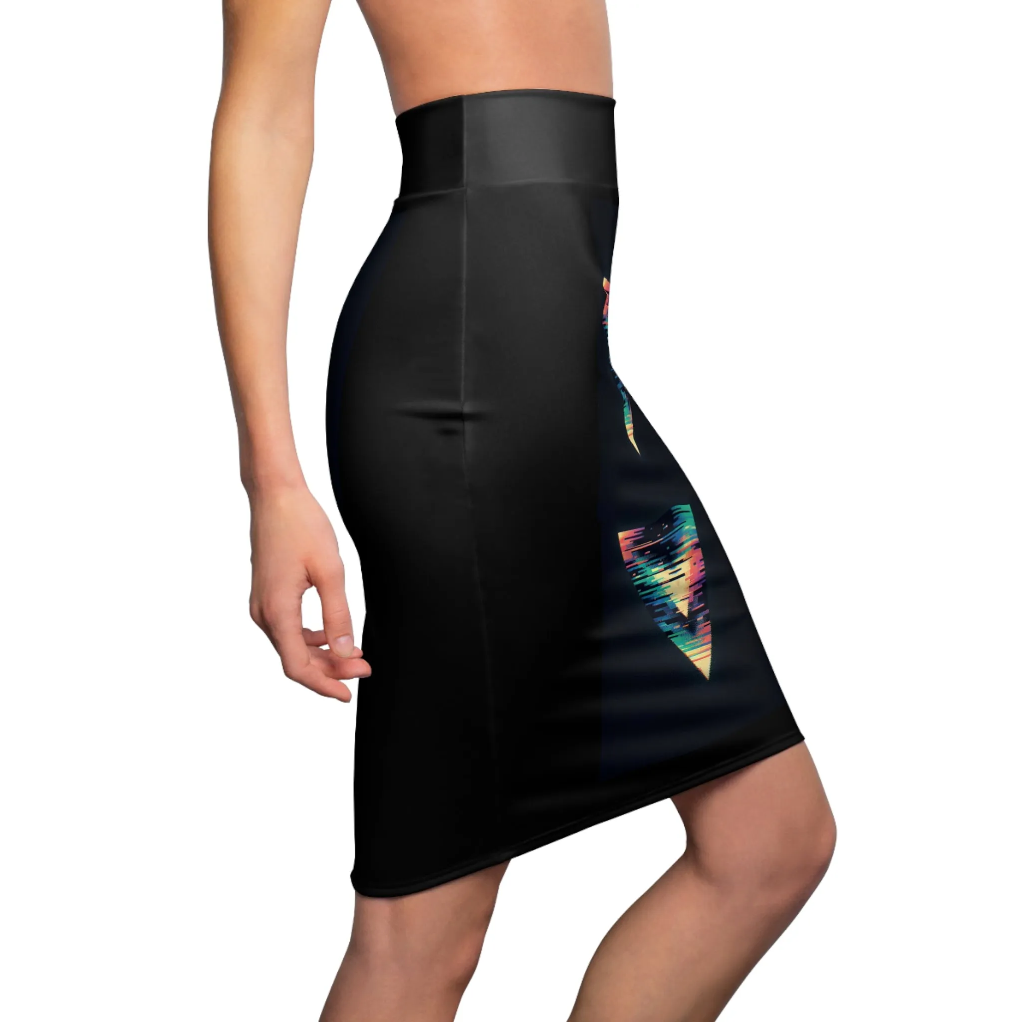 Skewed Triform Pencil Skirt