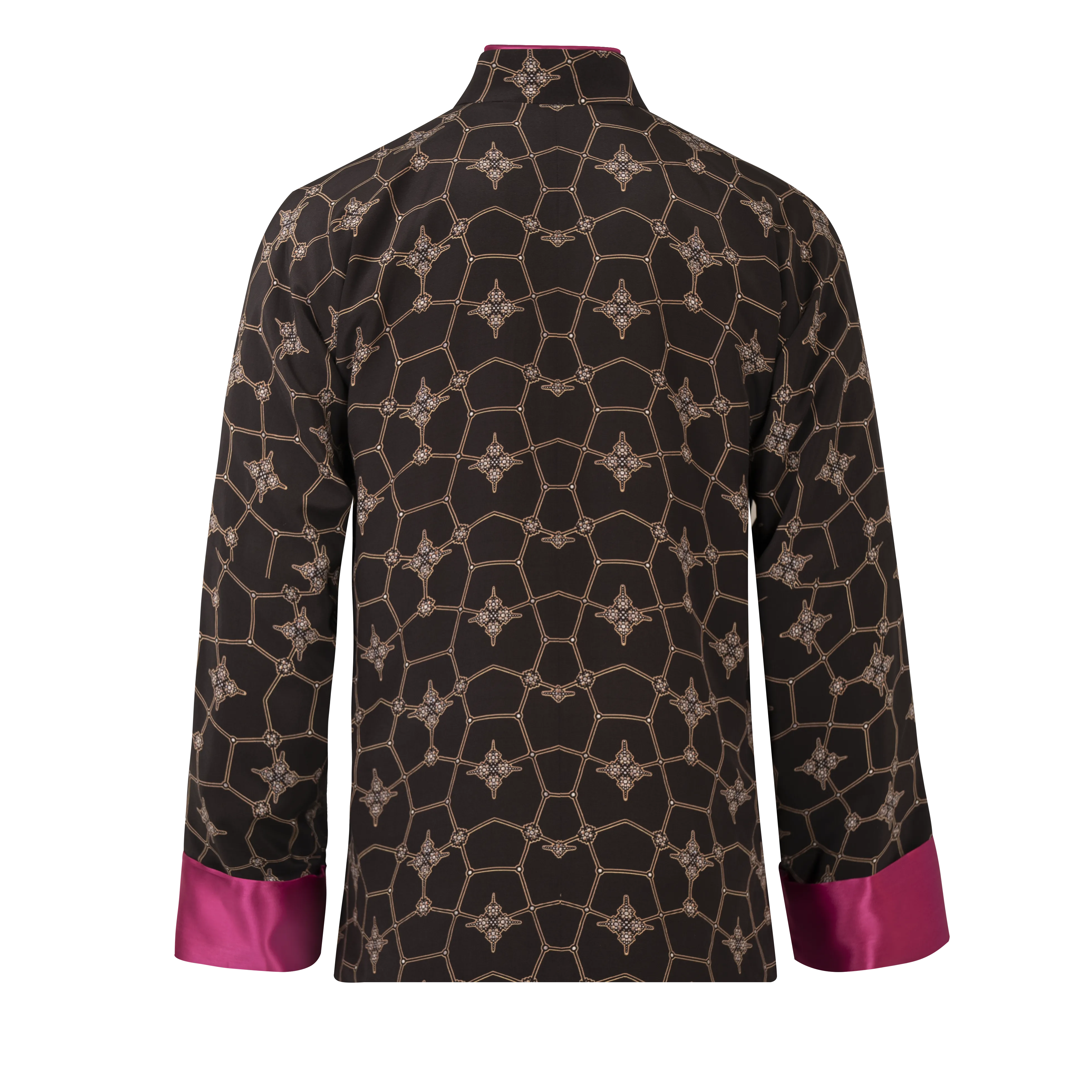 【SNOWFLAKE】100% Silk Tang Jacket