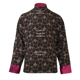 【SNOWFLAKE】100% Silk Tang Jacket