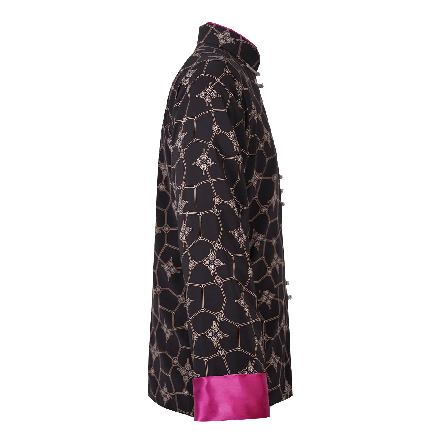 【SNOWFLAKE】100% Silk Tang Jacket