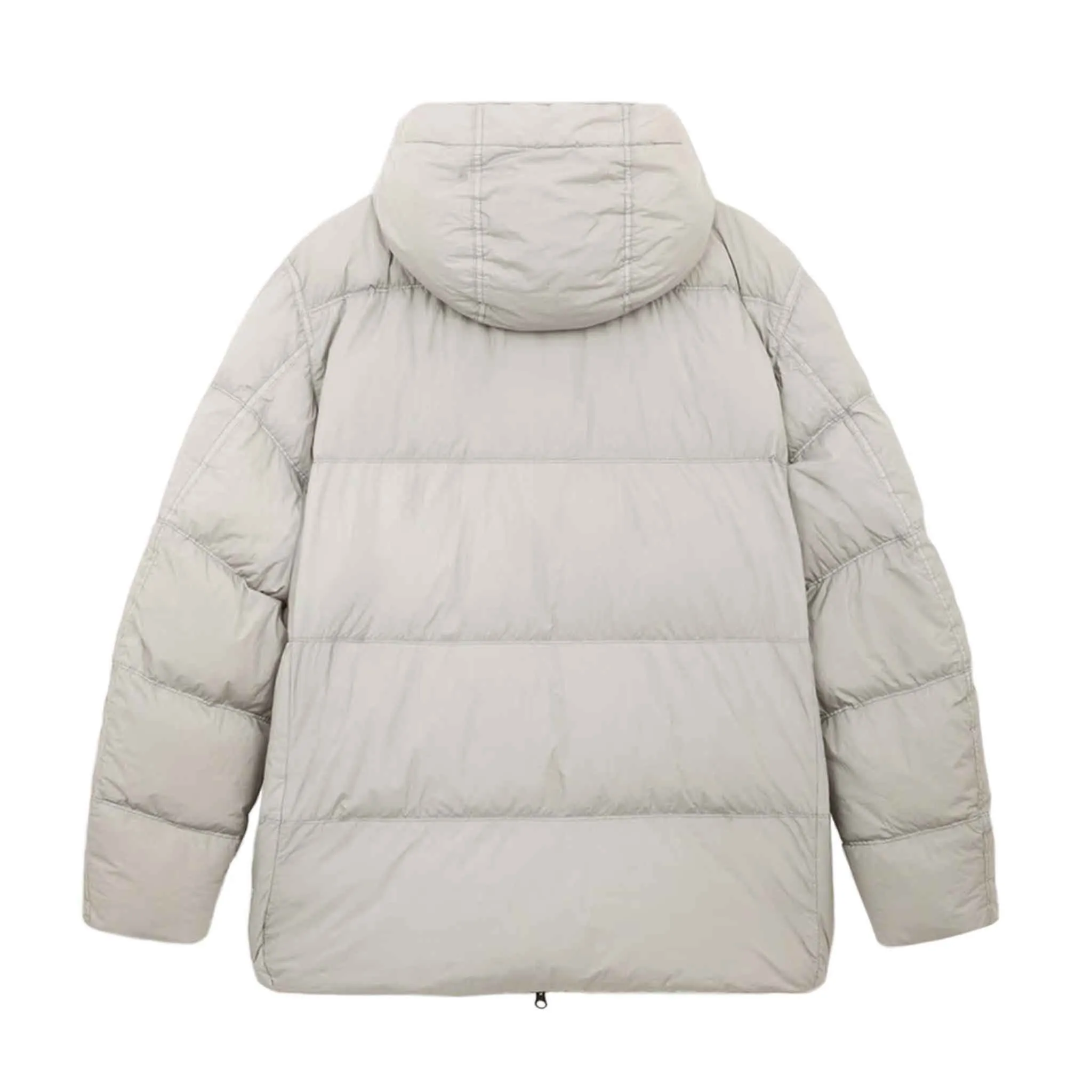 Stone Island Crinkle Reps R-NY Down Jacket in Grey