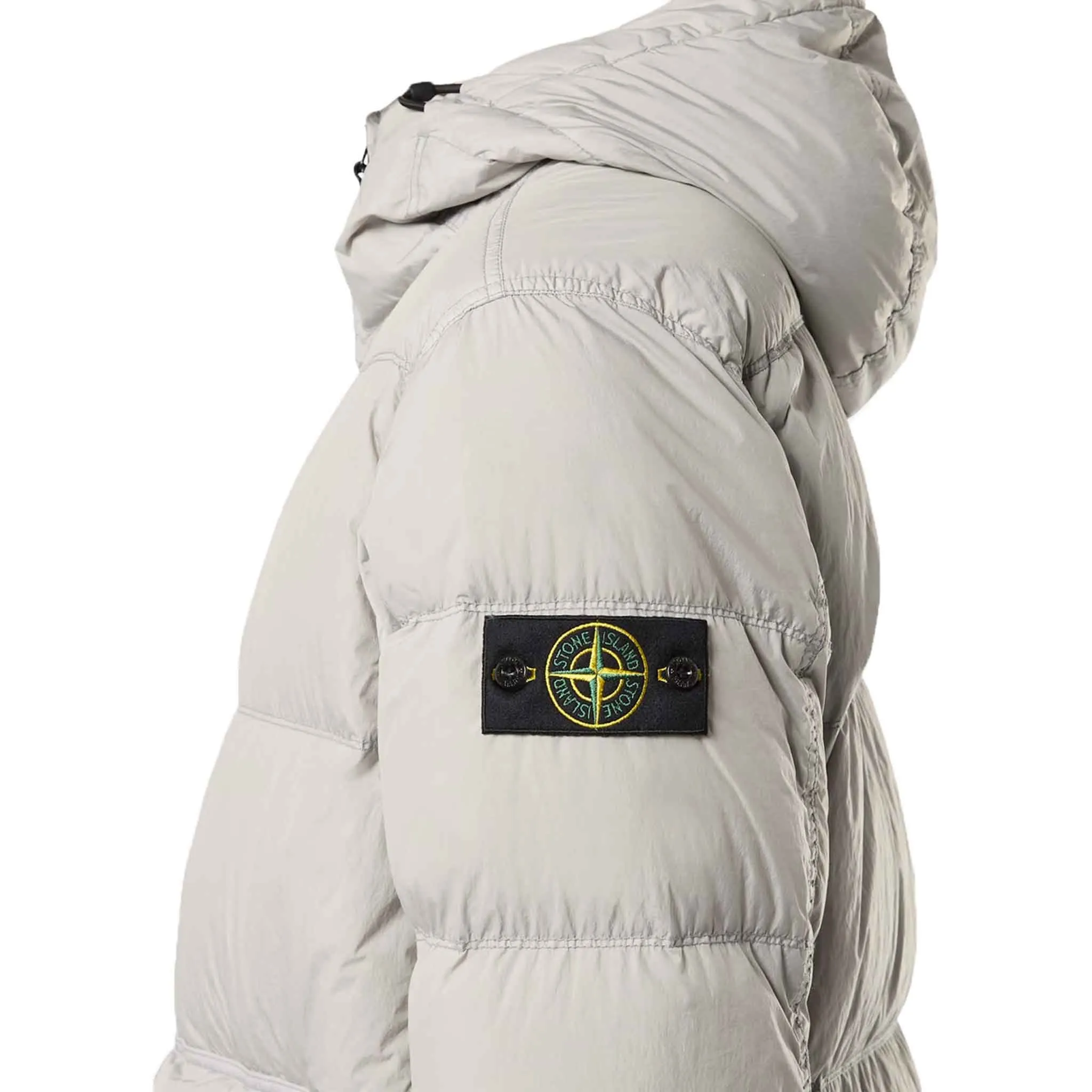 Stone Island Crinkle Reps R-NY Down Jacket in Grey