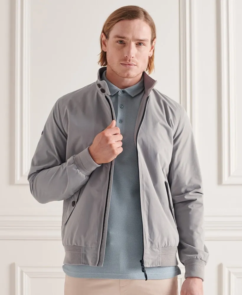 Superdry Iconic Harrington Jacket - Flat Grey