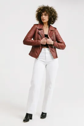 Warehouse Biker Leather Jacket | Aphrodite
