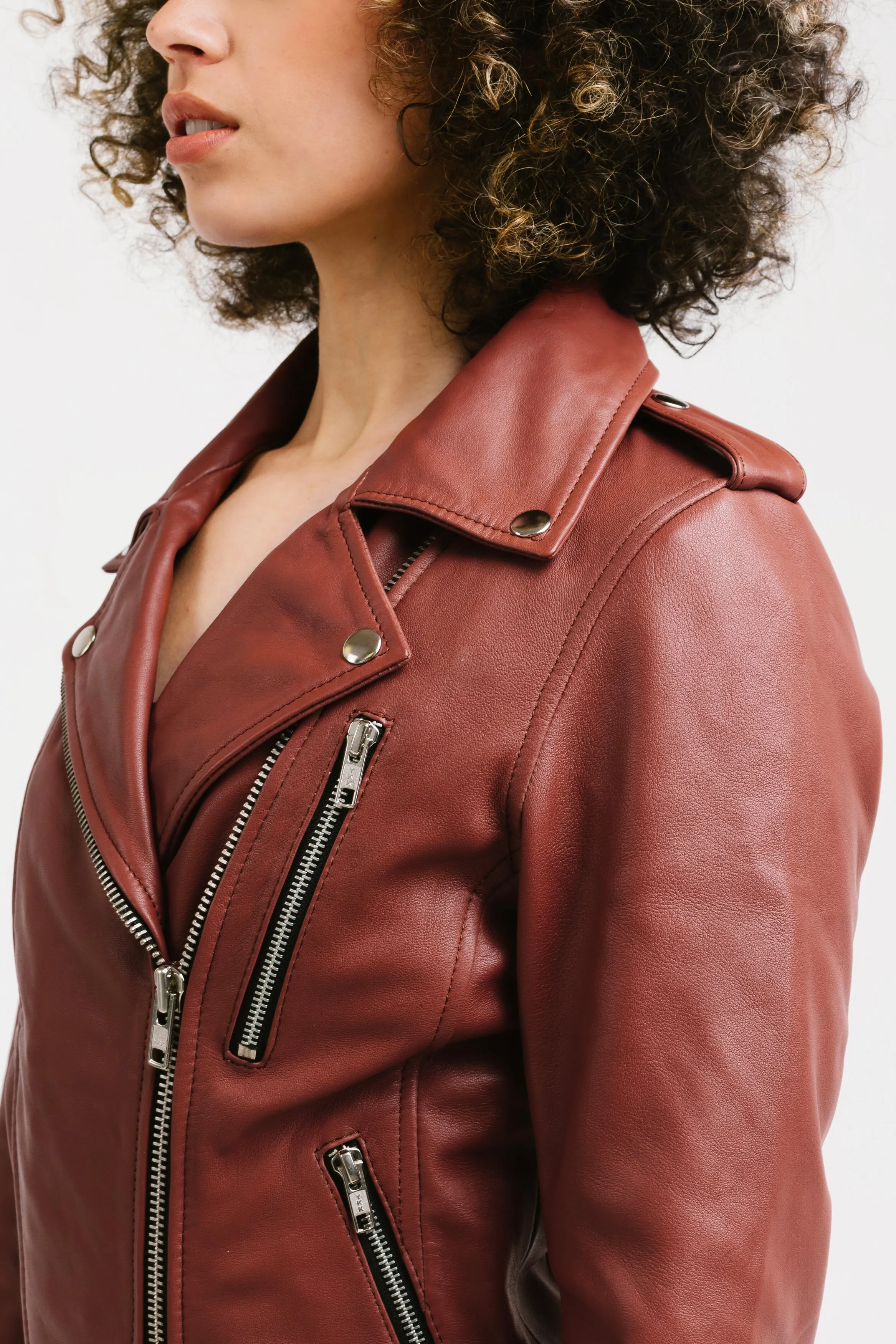 Warehouse Biker Leather Jacket | Aphrodite