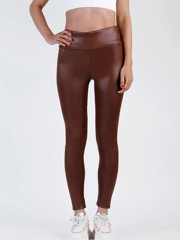 Wjczt Sexy Legging Punk Black Skinny Pants Fashion High Waist Stretch Push Up Leggins
