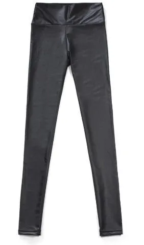 Wjczt Sexy Legging Punk Black Skinny Pants Fashion High Waist Stretch Push Up Leggins
