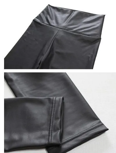 Wjczt Sexy Legging Punk Black Skinny Pants Fashion High Waist Stretch Push Up Leggins